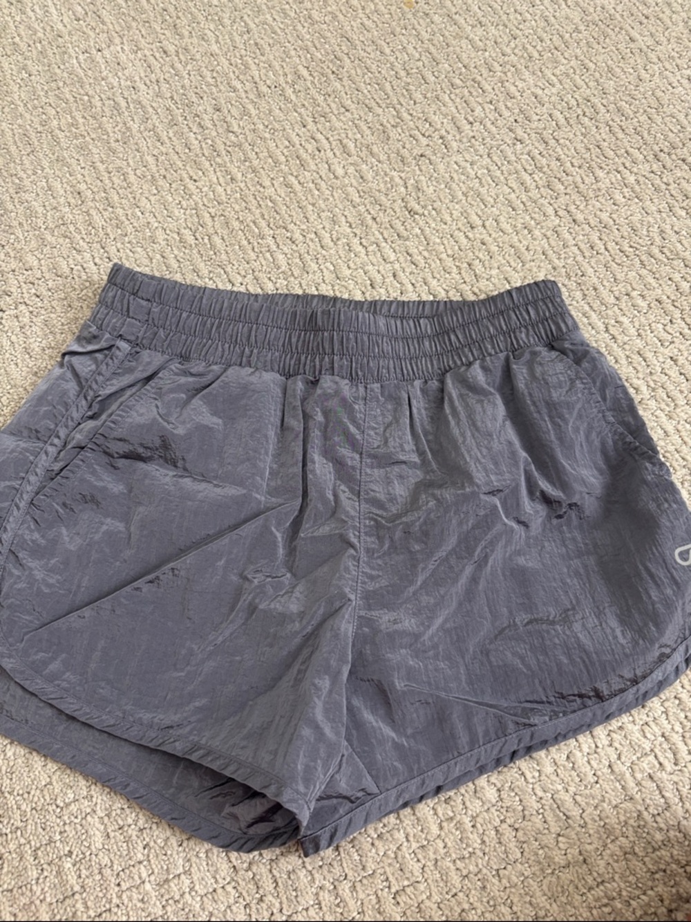 GAP Women's Athletic Shorts in Charcoal Gray